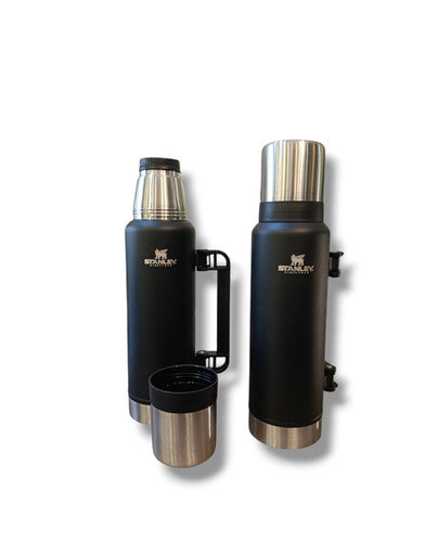 Termo de Acero Inoxidable 304 Negro 1.2 L