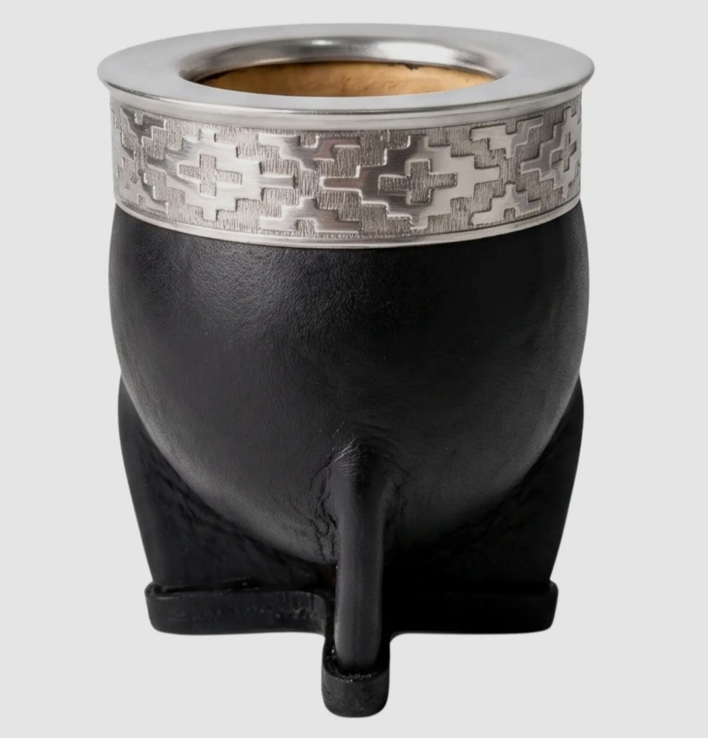 Mate de Calabaza con Aro de Acero